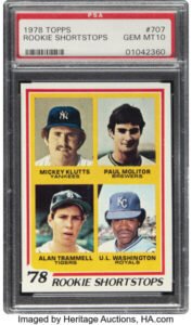 1978 Topps Molitor PSA-10